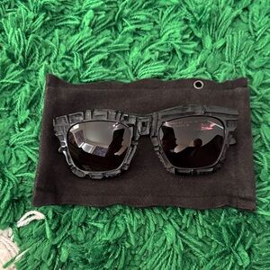 Kuboraum Geometric Black Sunglasses